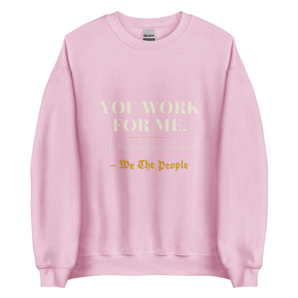 Sweatshirt in Light Pink flat