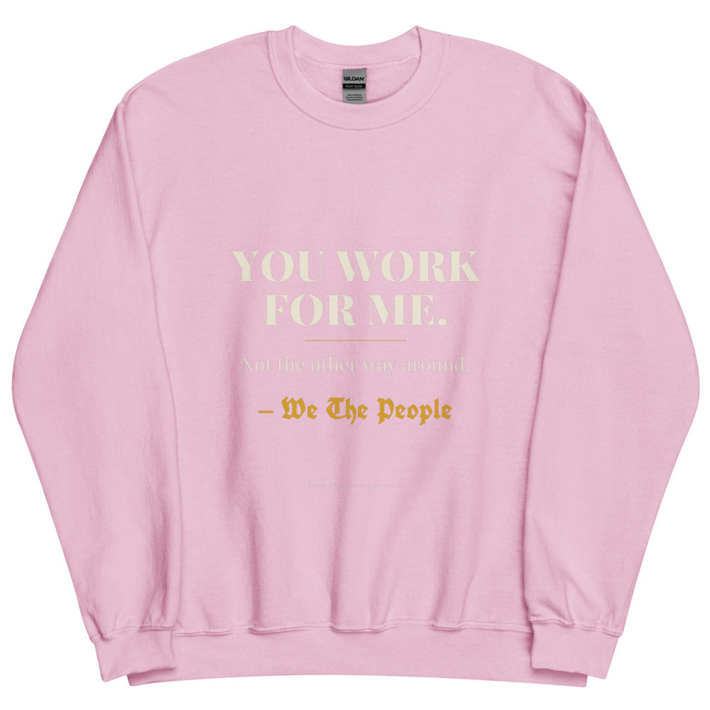 Sweatshirt in Light Pink flat