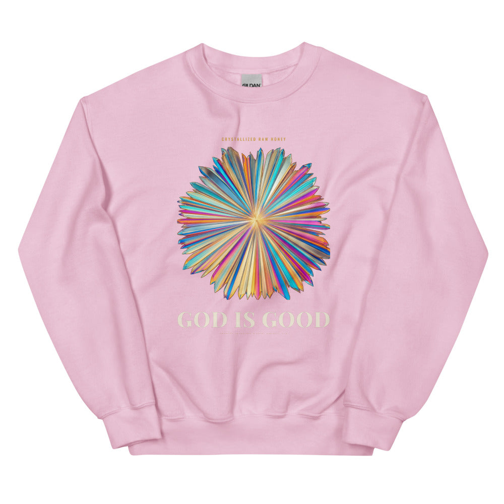 Sweatshirt in Light Pink flat