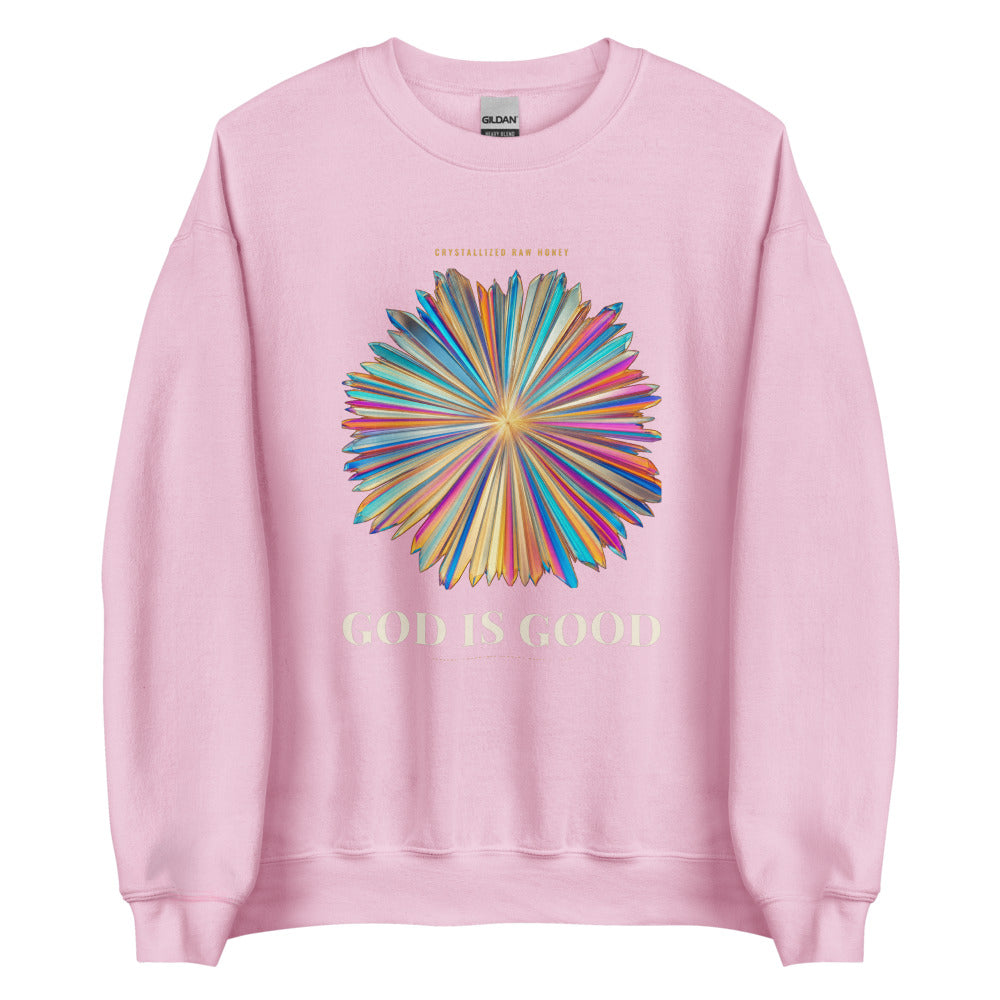 Sweatshirt in Light Pink flat