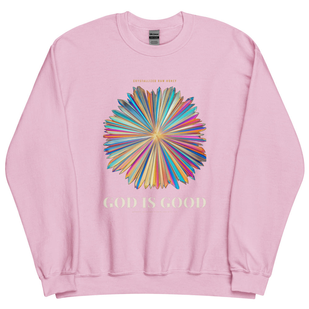 Sweatshirt in Light Pink flat