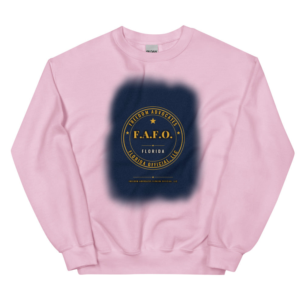 Sweatshirt in Light Pink flat
