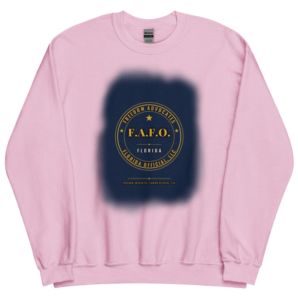 Sweatshirt in Light Pink flat