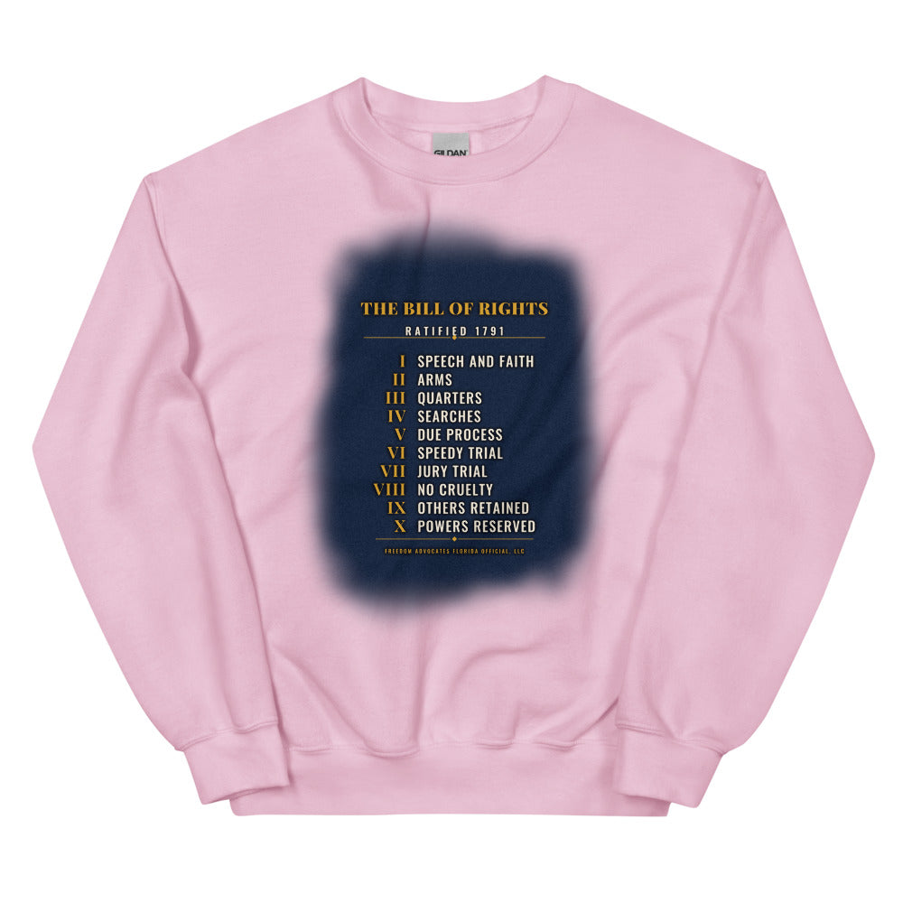 Sweatshirt in Light Pink flat