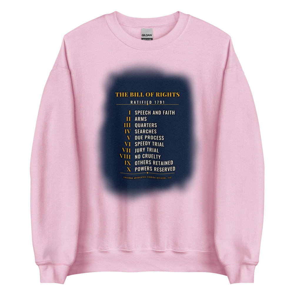 Sweatshirt in Light Pink flat