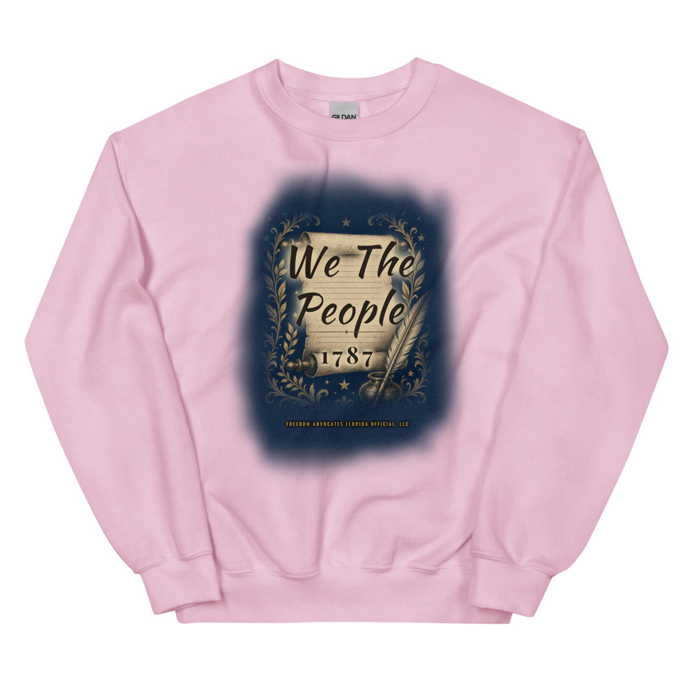 Sweatshirt in Light Pink flat