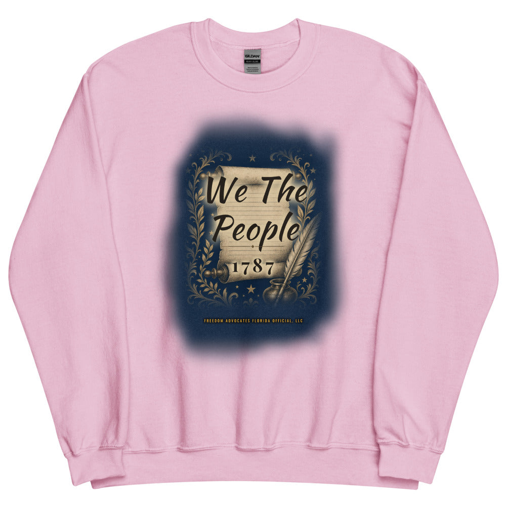 Sweatshirt in Light Pink flat