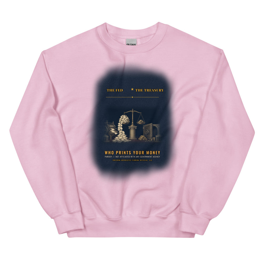 Sweatshirt in Light Pink flat