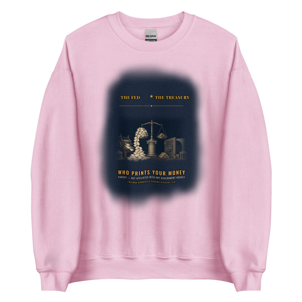 Sweatshirt in Light Pink flat