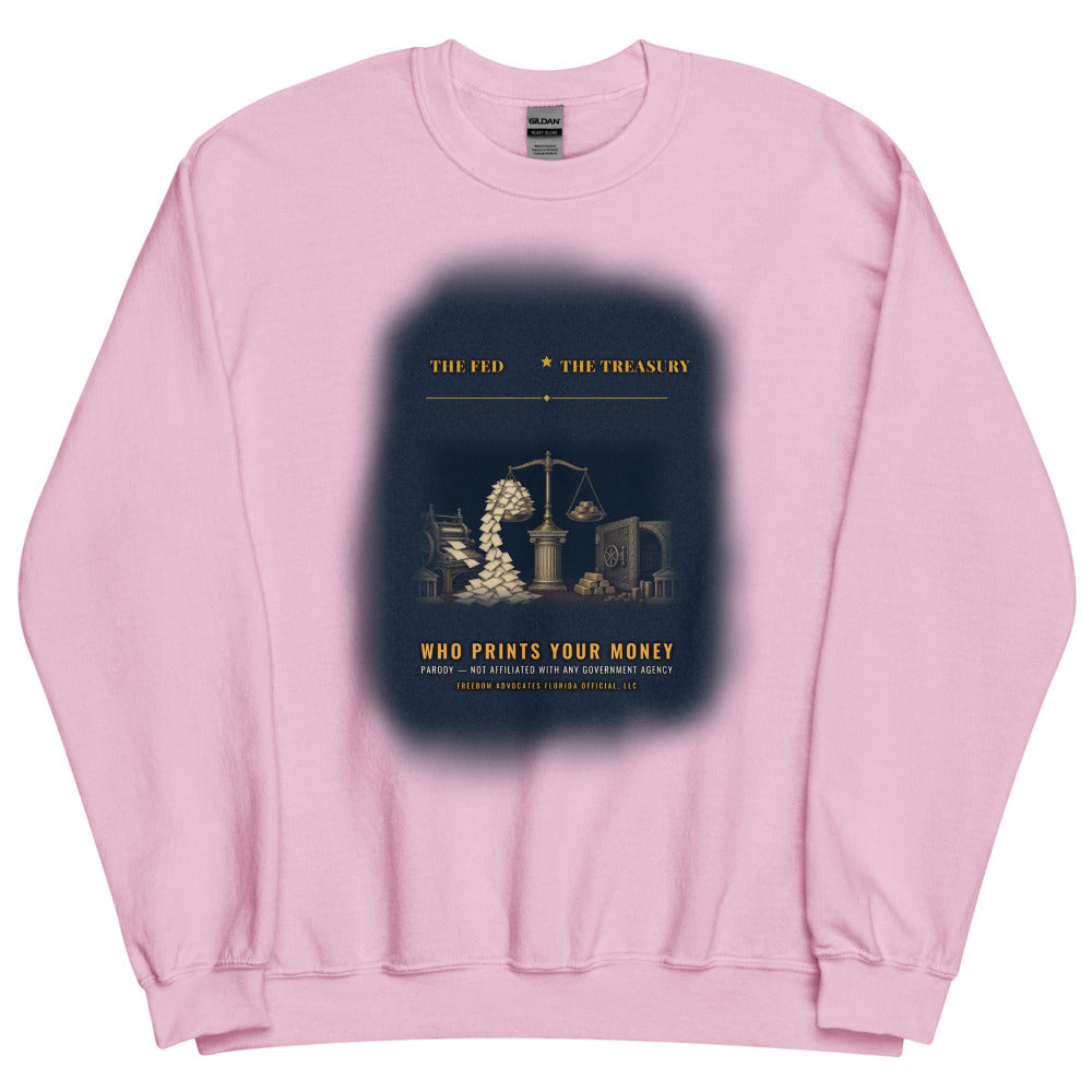 Sweatshirt in Light Pink flat