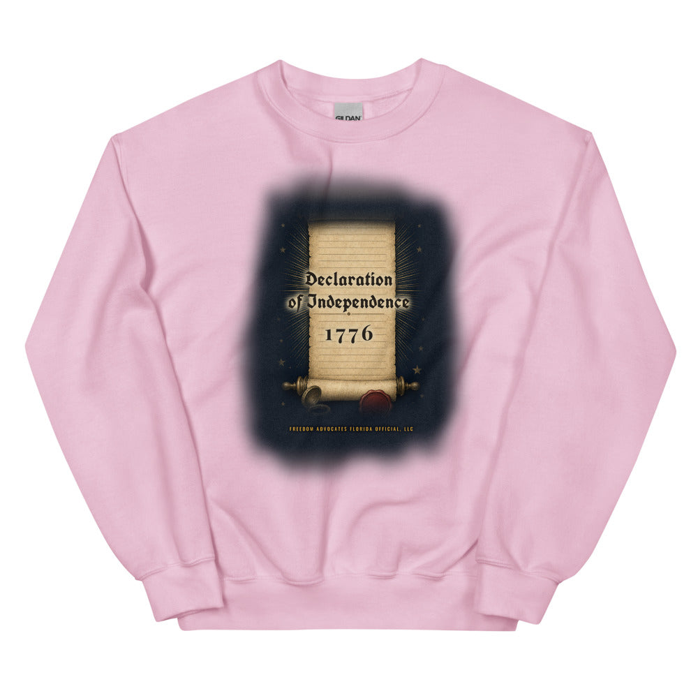 Sweatshirt in Light Pink flat