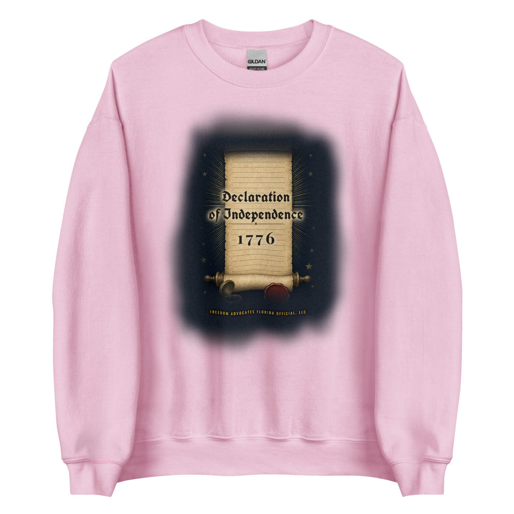 Sweatshirt in Light Pink flat