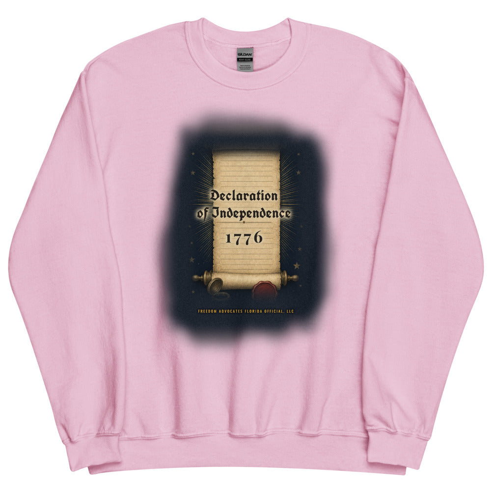 Sweatshirt in Light Pink flat