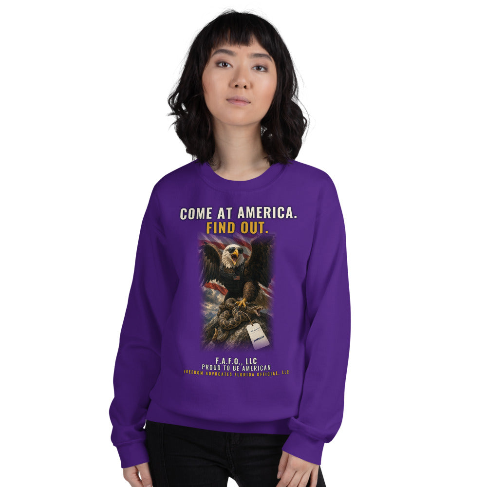 Sweatshirt in Purple