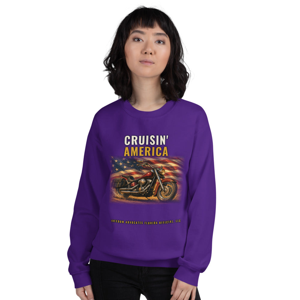 Sweatshirt in Purple