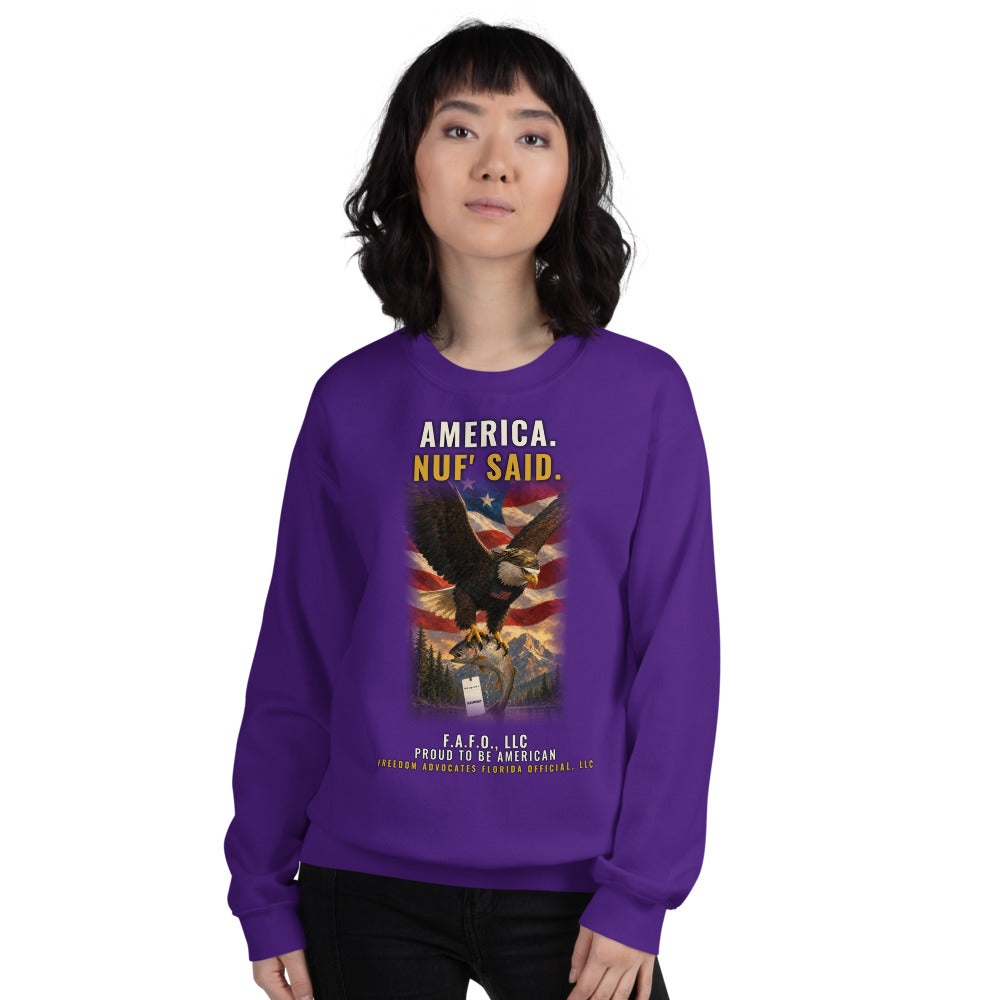 Sweatshirt in Purple