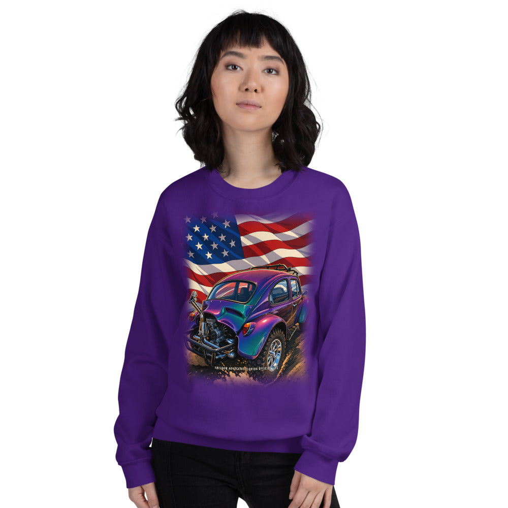 Sweatshirt in Purple