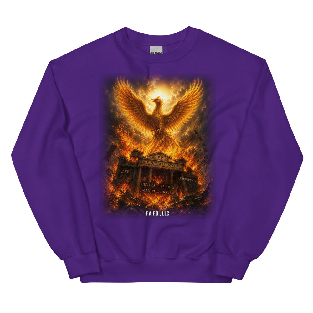 Sweatshirt in Purple flat