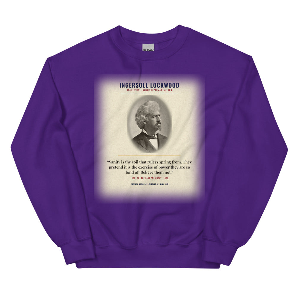 Sweatshirt in Purple flat