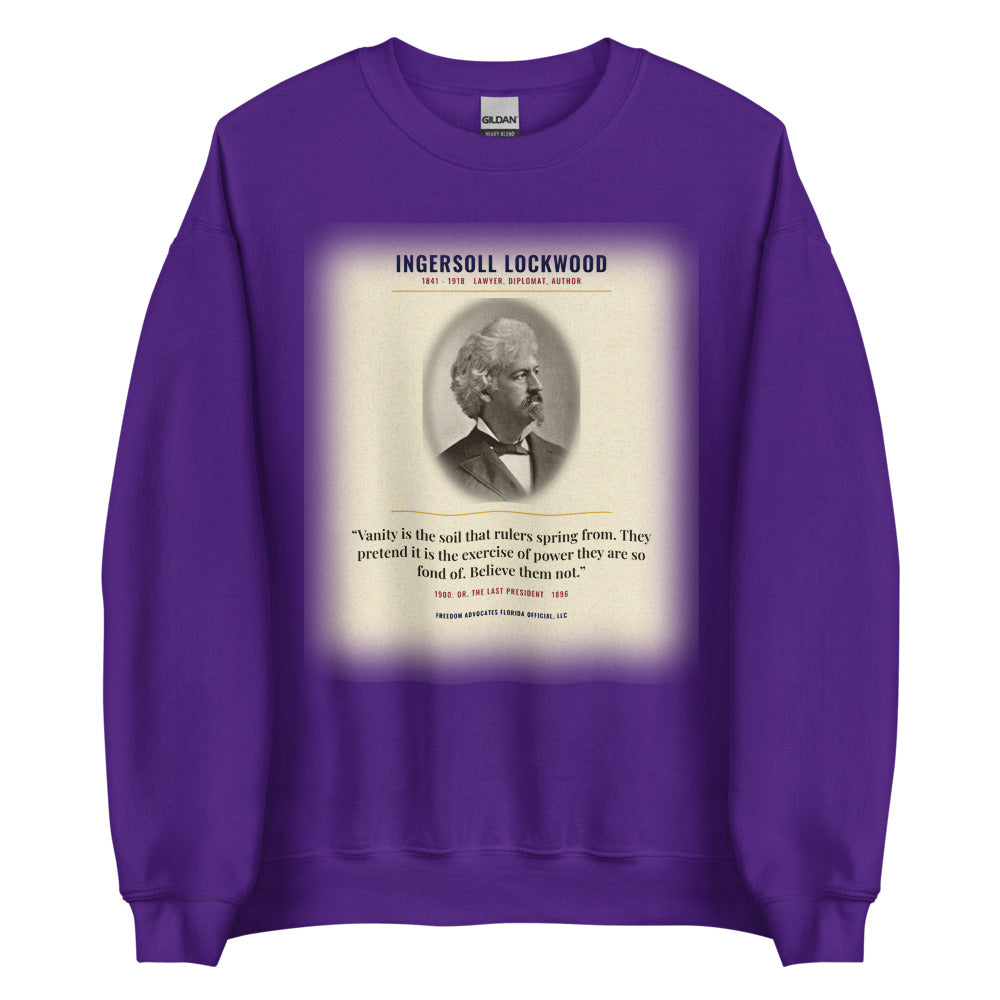 Sweatshirt in Purple flat