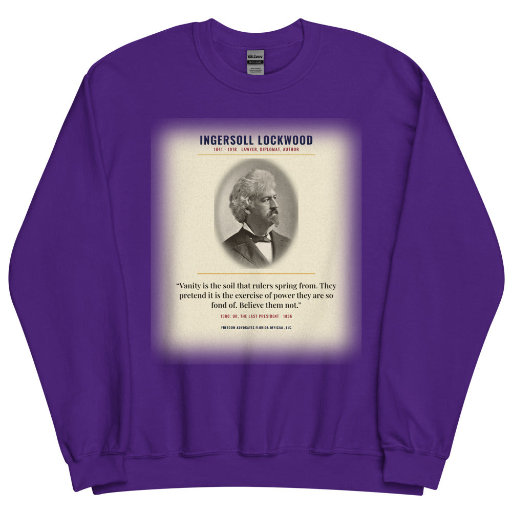 Sweatshirt in Purple flat