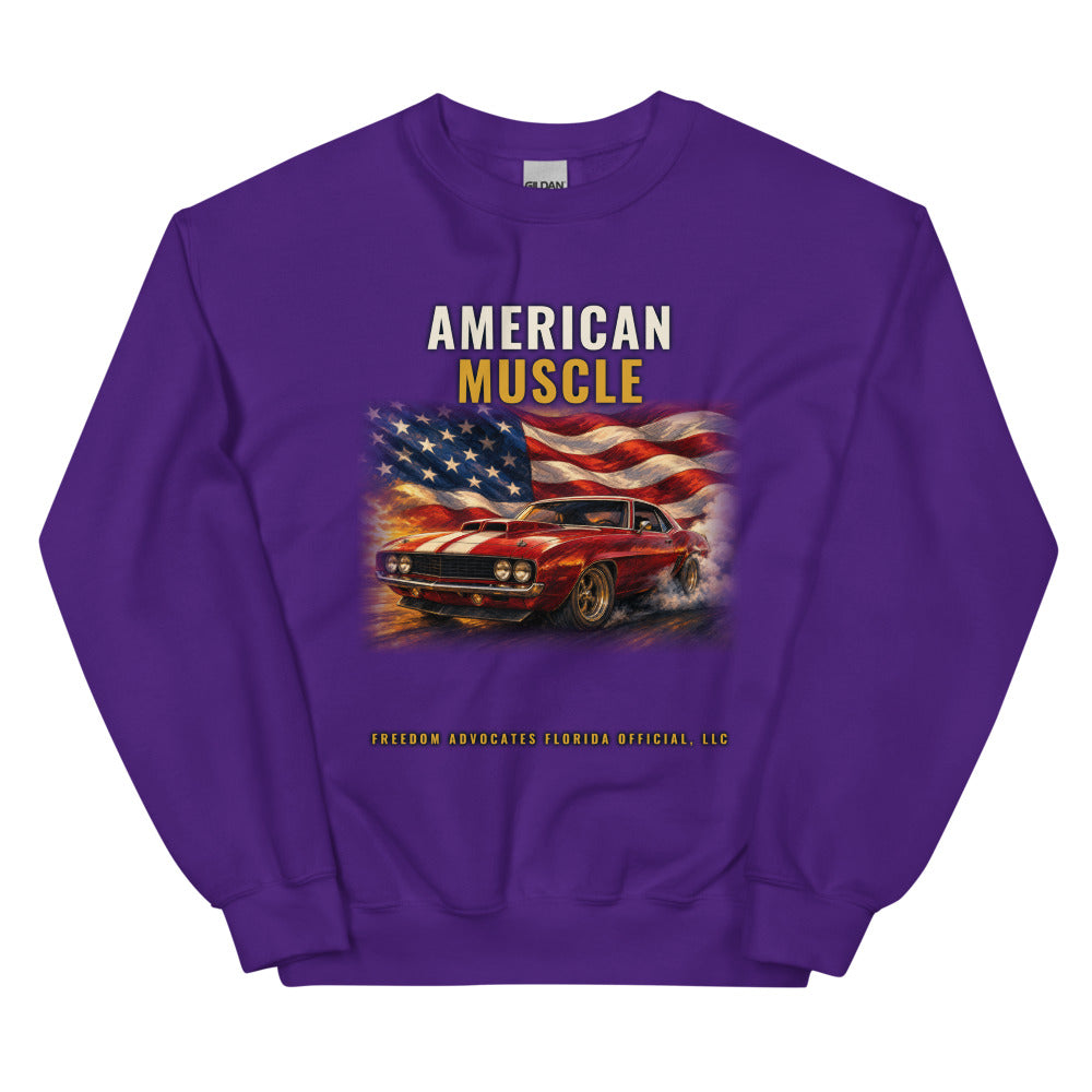 Sweatshirt in Purple flat
