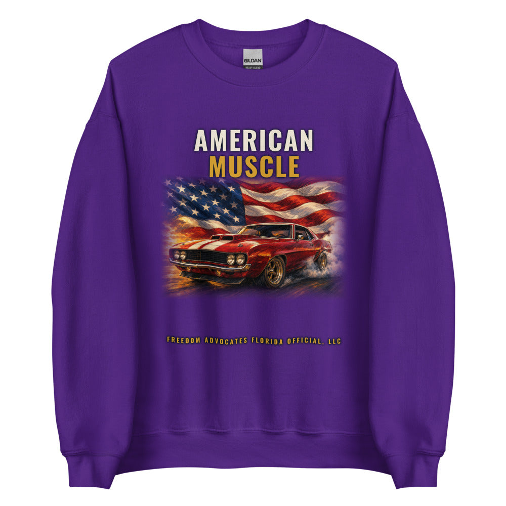 Sweatshirt in Purple flat