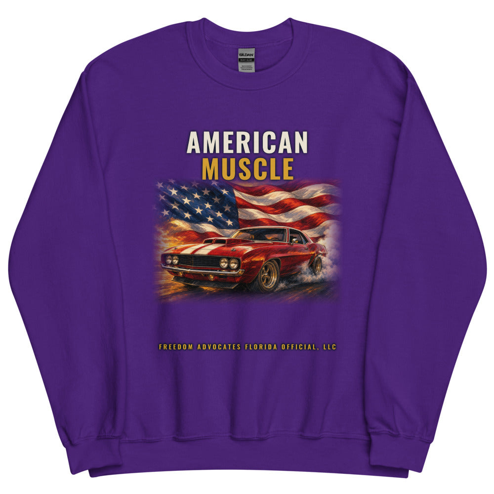 Sweatshirt in Purple flat