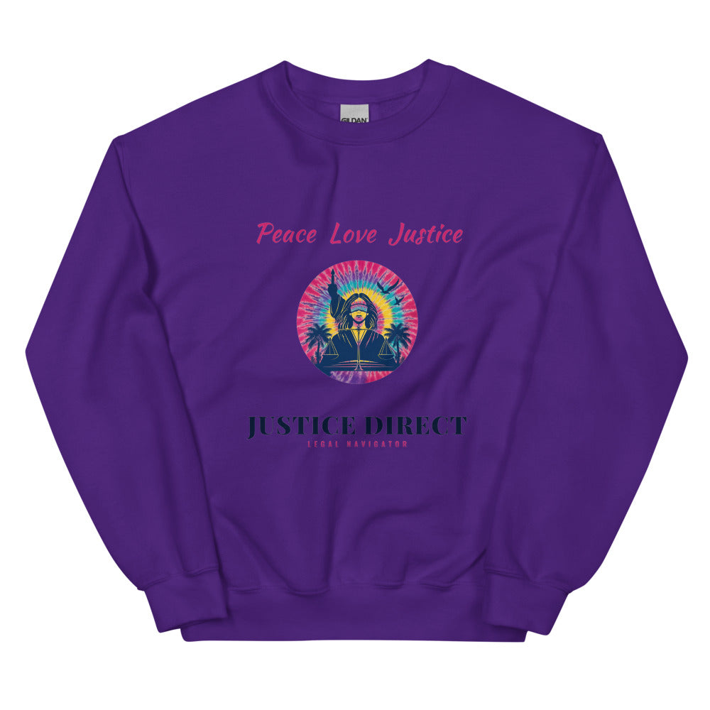 Sweatshirt in Purple flat