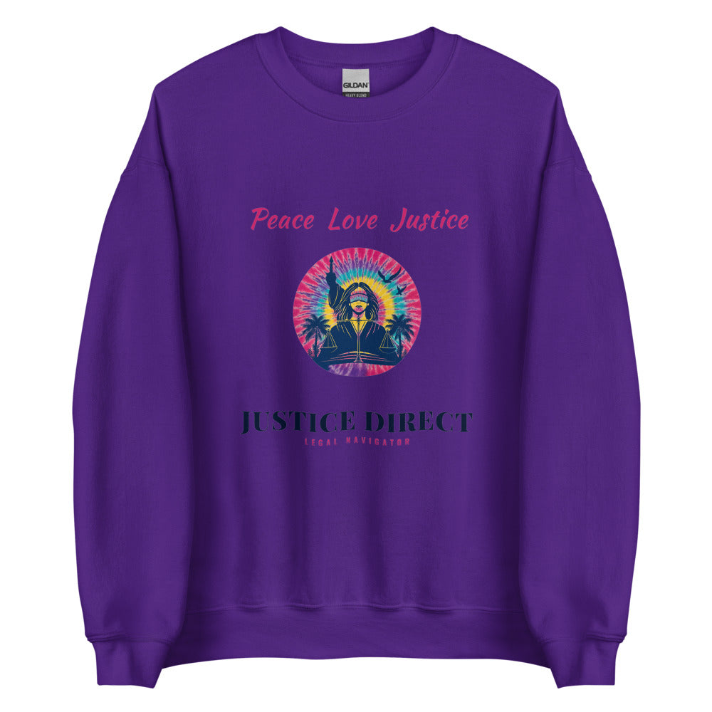 Sweatshirt in Purple flat