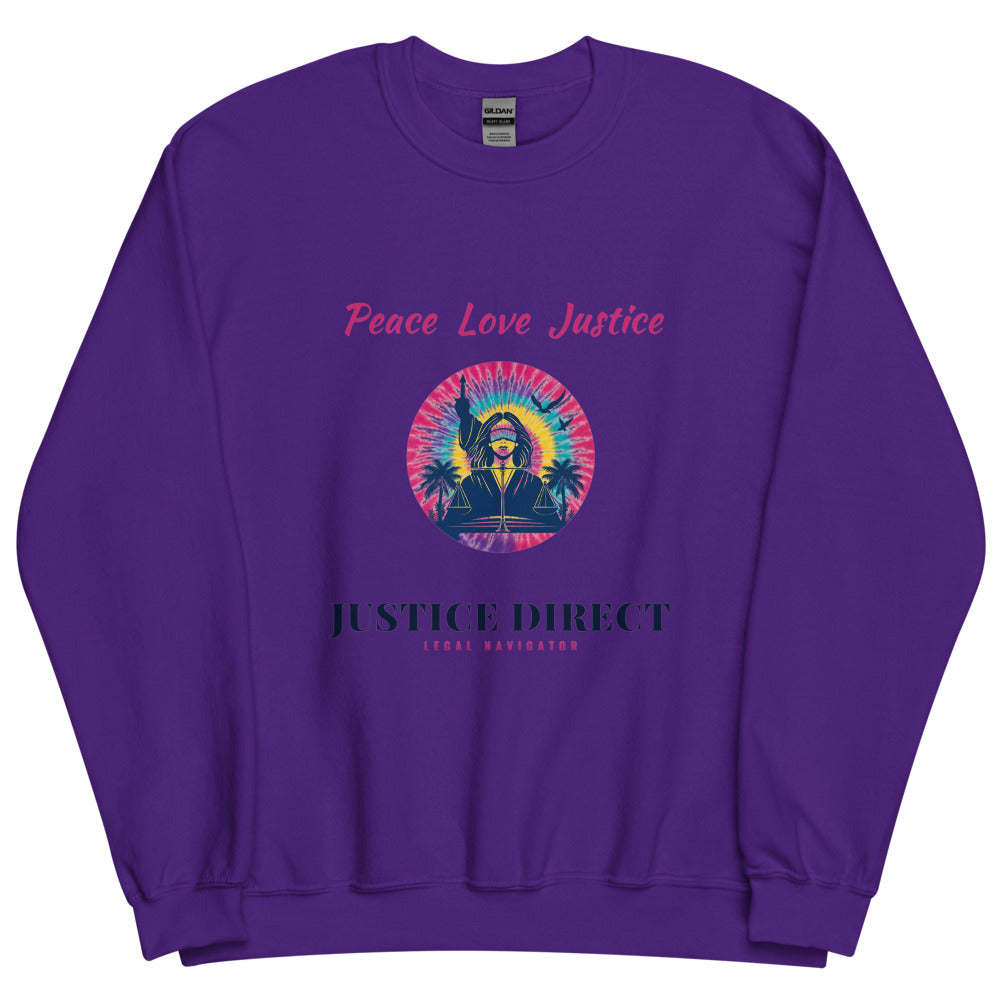 Sweatshirt in Purple flat