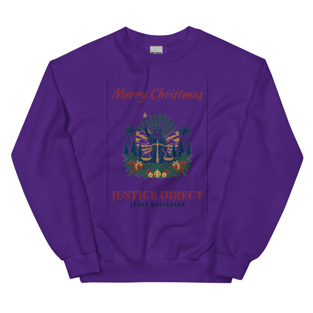 Sweatshirt in Purple flat