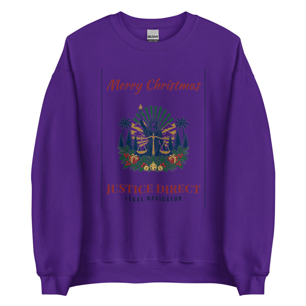 Sweatshirt in Purple flat