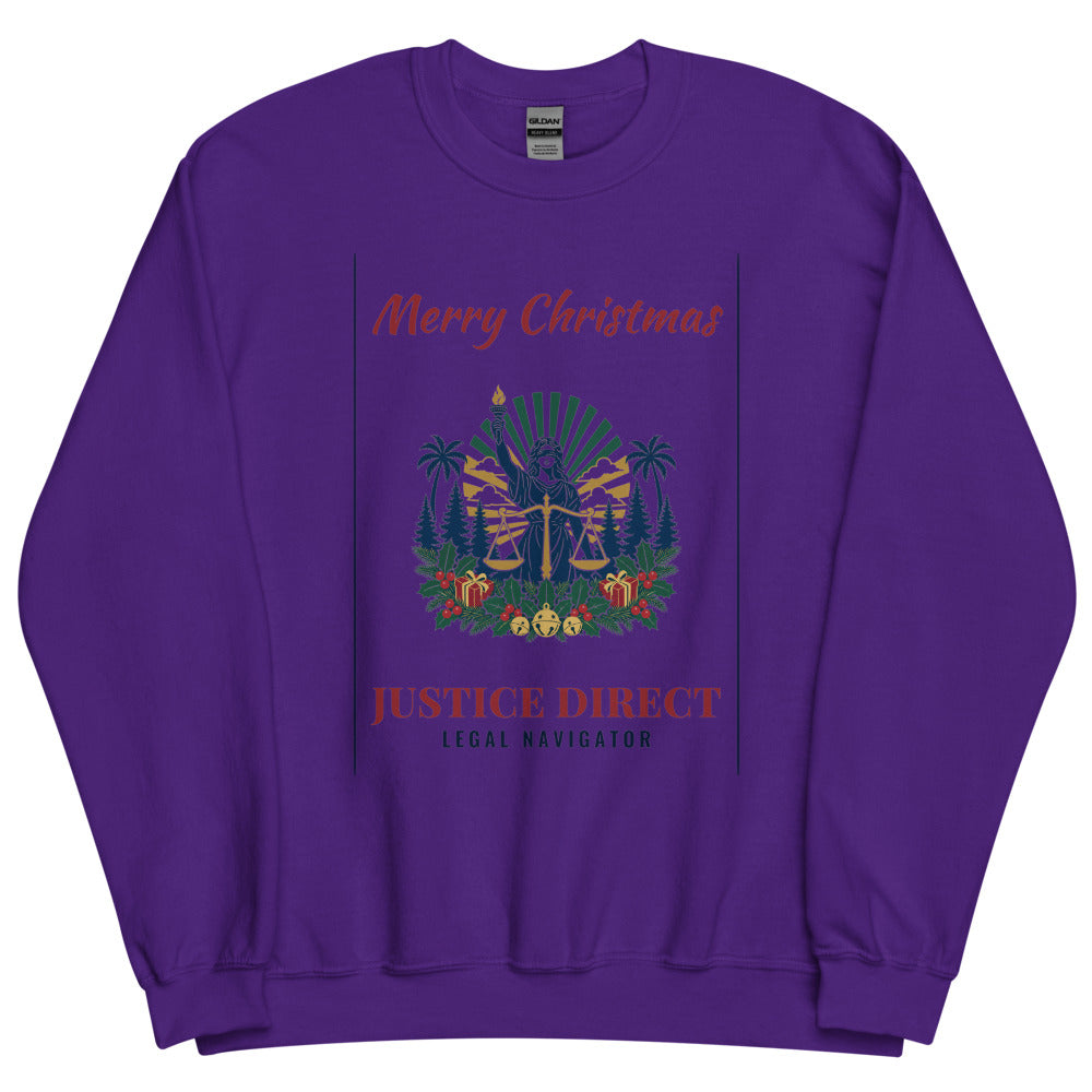 Sweatshirt in Purple flat