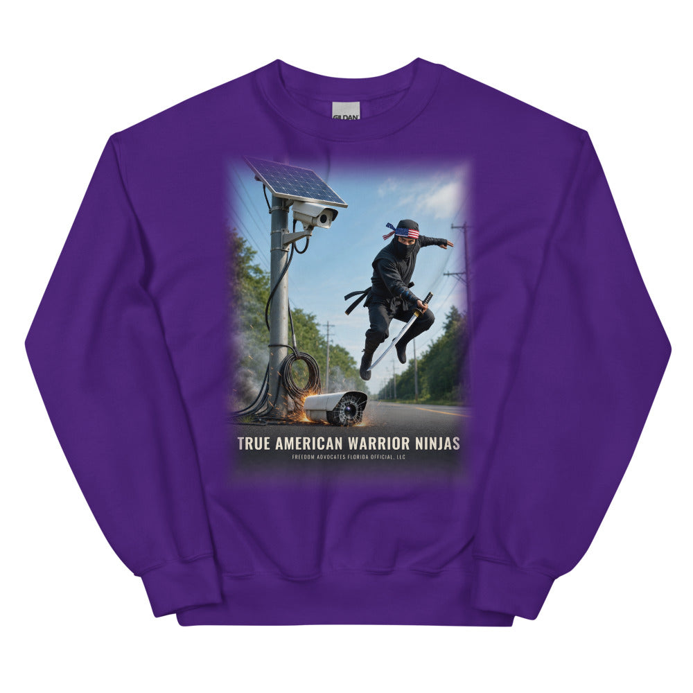 Sweatshirt in Purple flat