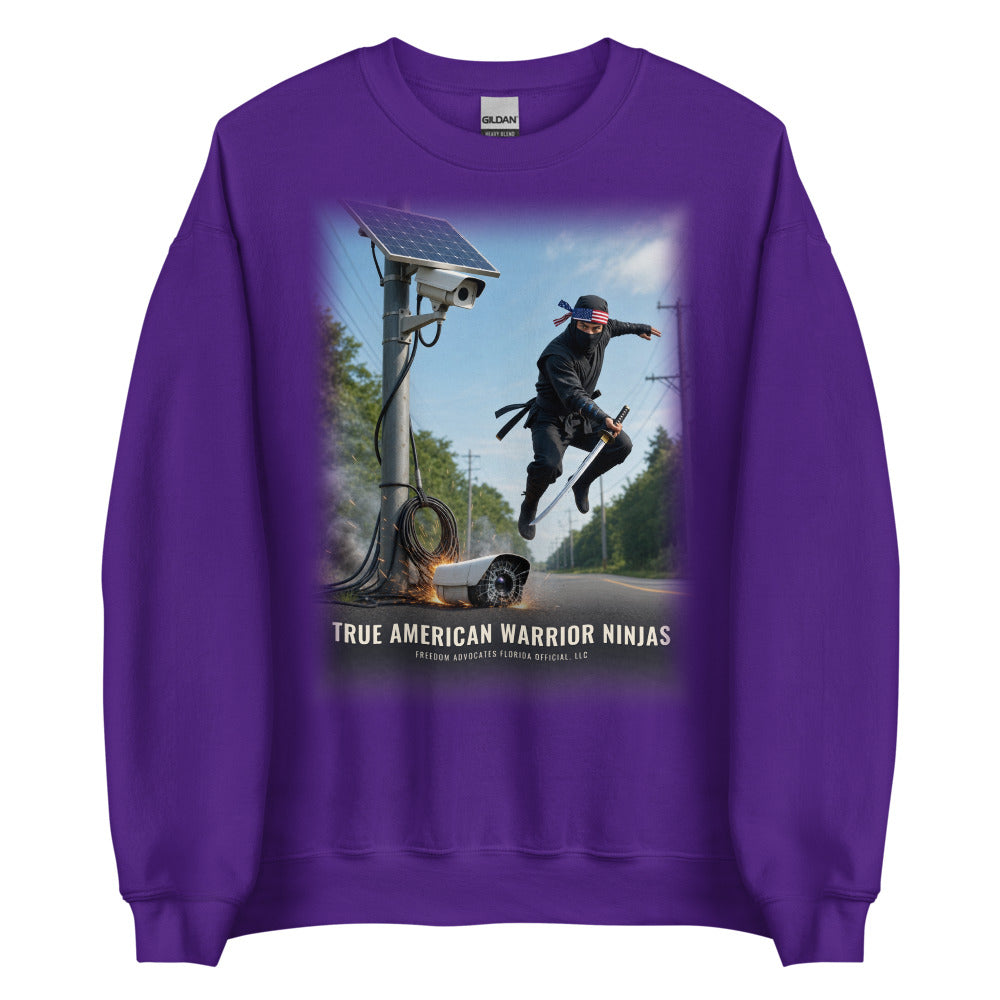 Sweatshirt in Purple flat
