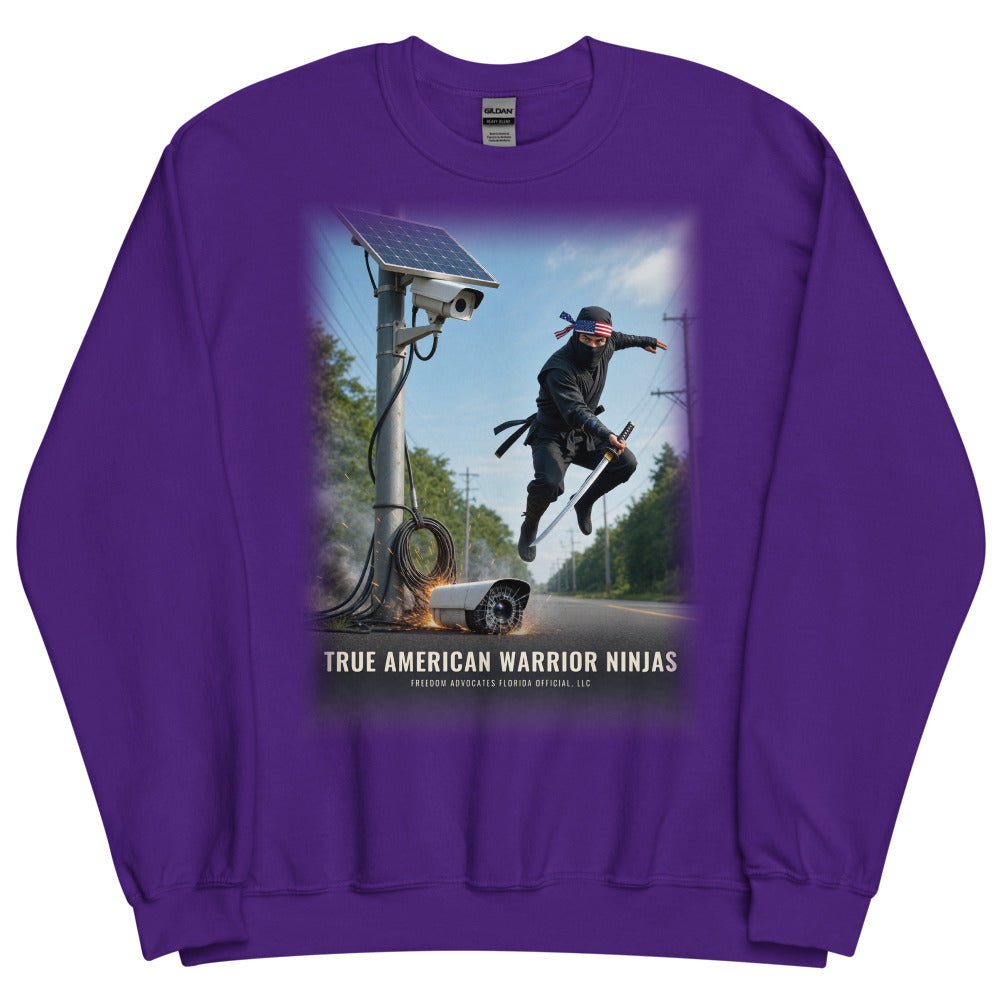 Sweatshirt in Purple flat