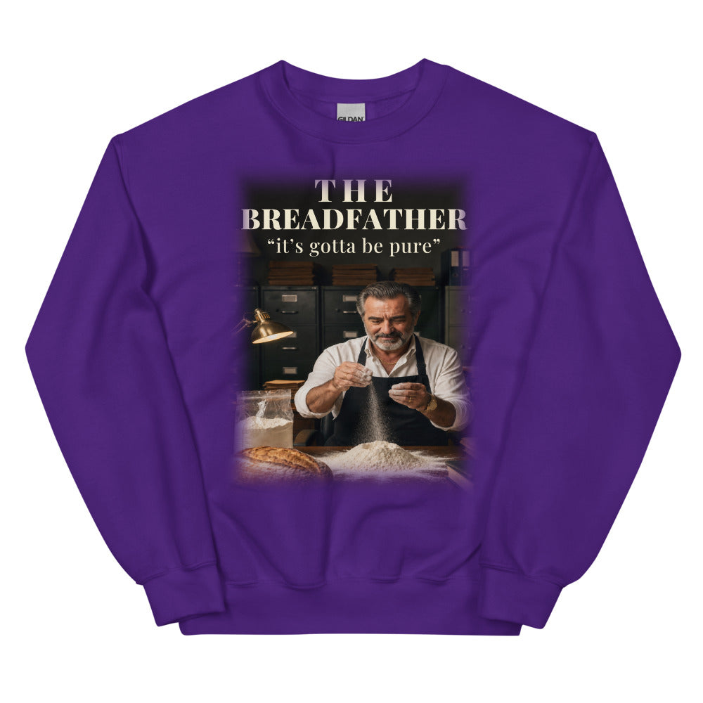 Sweatshirt in Purple flat