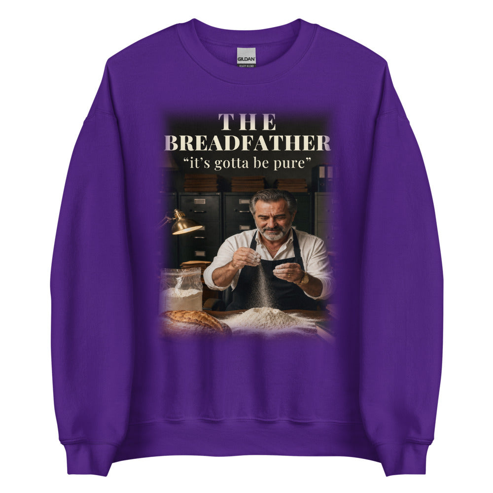 Sweatshirt in Purple flat