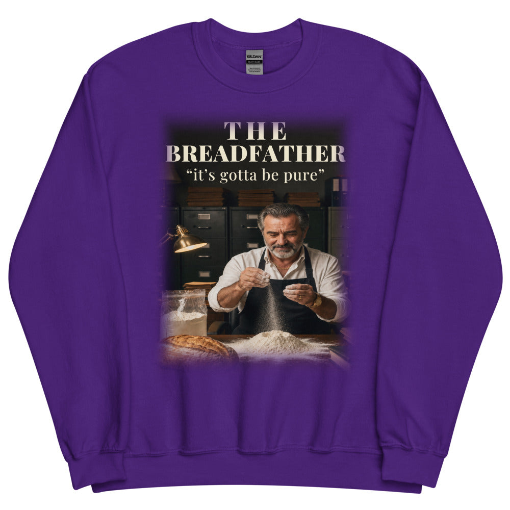 Sweatshirt in Purple flat