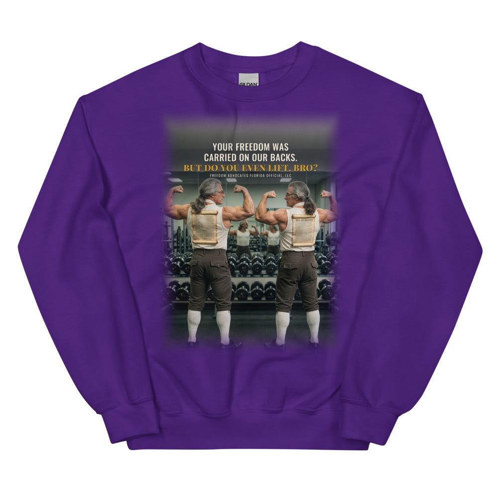 Sweatshirt in Purple flat