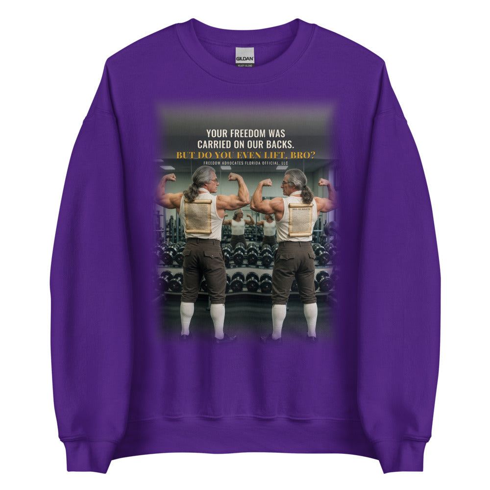 Sweatshirt in Purple flat