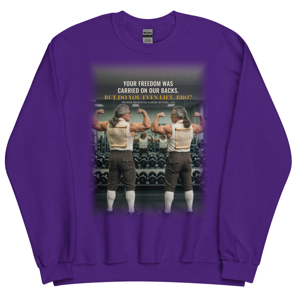 Sweatshirt in Purple flat