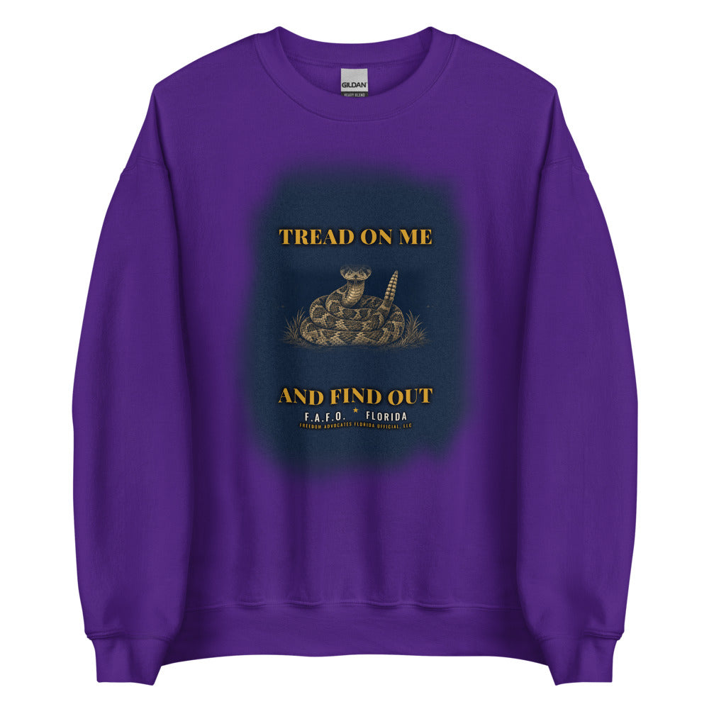 Sweatshirt in Purple flat