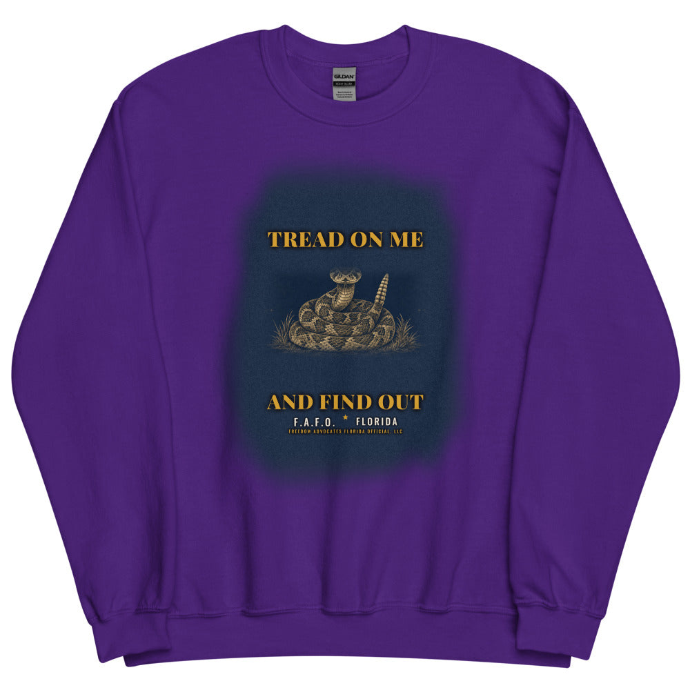 Sweatshirt in Purple flat