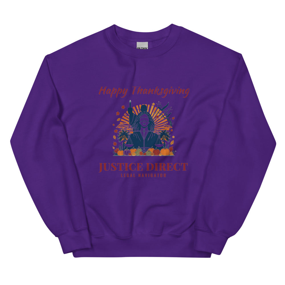 Sweatshirt in Purple flat