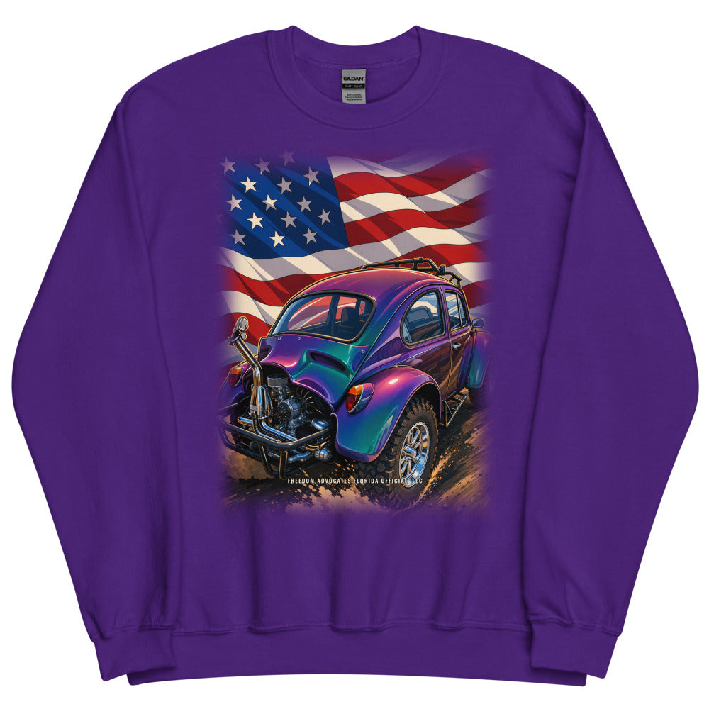 Sweatshirt in Purple flat