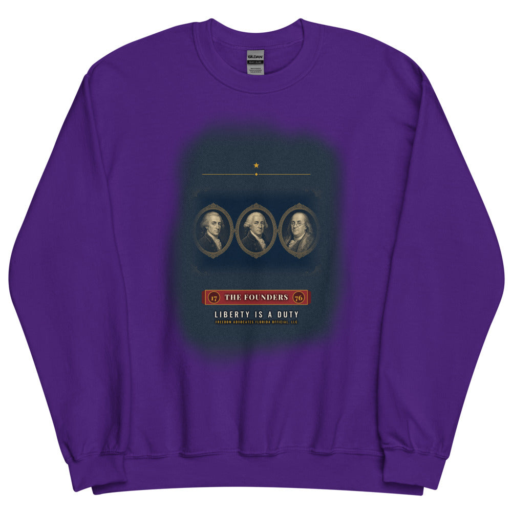 Sweatshirt in Purple flat