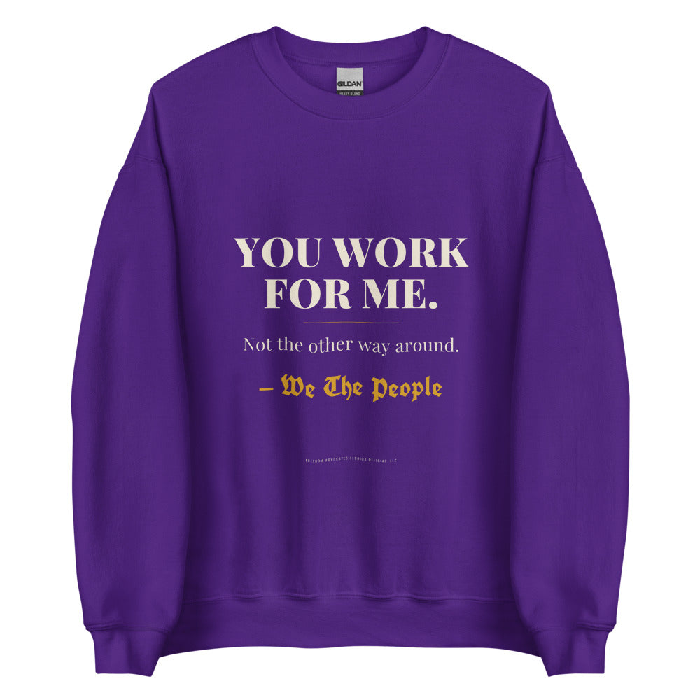 Sweatshirt in Purple flat