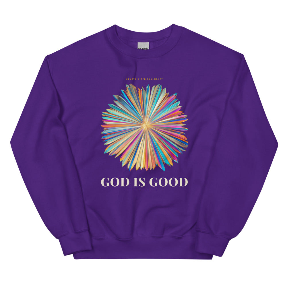 Sweatshirt in Purple flat